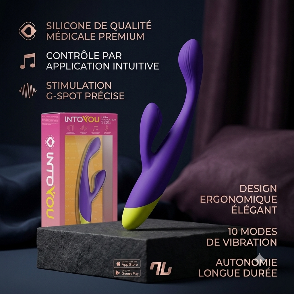 INTOYOU LYRA – VIBROMASSEUR POINT G CONNECTÉ VIOLET