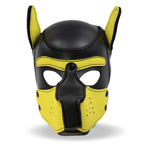 INTOYOU bdsm line - Masque Puppy en néoprène avec museau amovible
