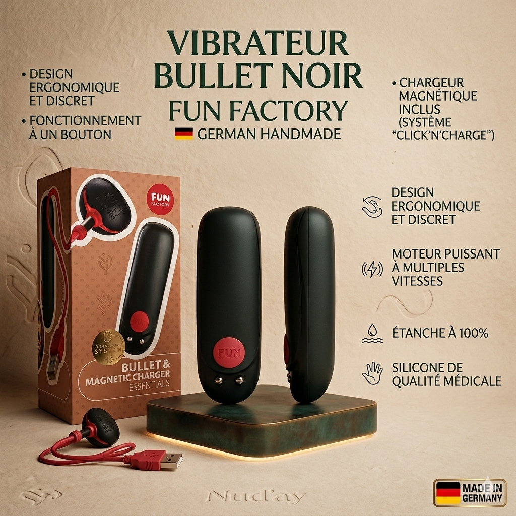 🇩🇪 Fun Factory - Bullet Vibromasseur compact rechargeable