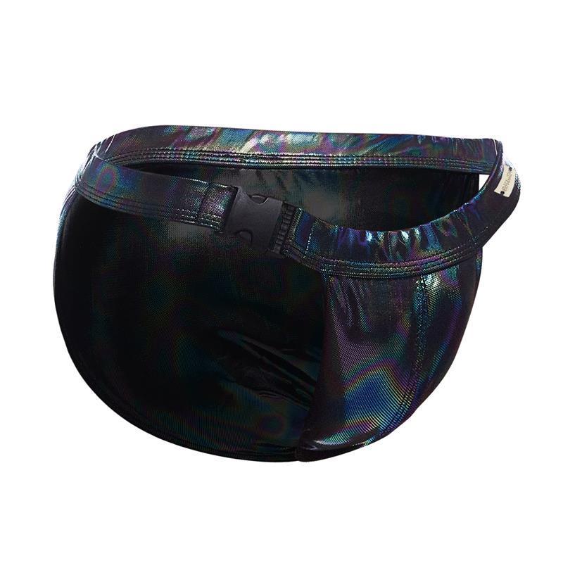 🇺🇸 Slip de bain CUT4MEN  – Noir Émeraude
