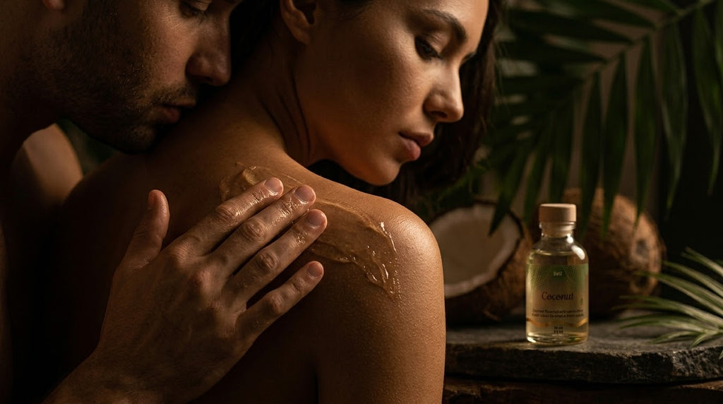 🇧🇷 INTT - Gel de massage chauffant à la noix de coco