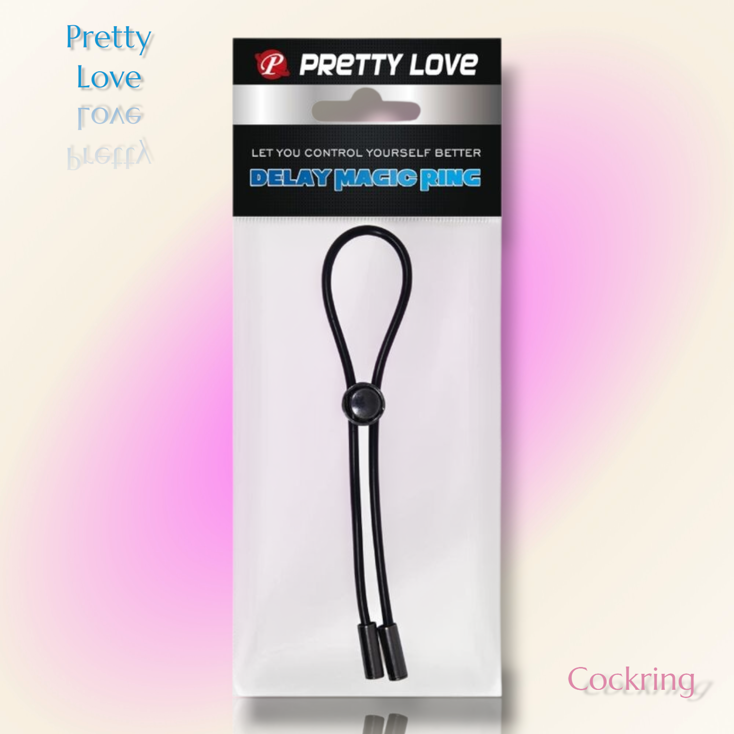 PRETTY LOVE – Anneau pénis, cordon & testicules
