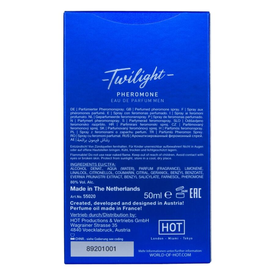 🇳🇱 HOT – Twilight Pheromone Spray Naturel Homme 50 ml
