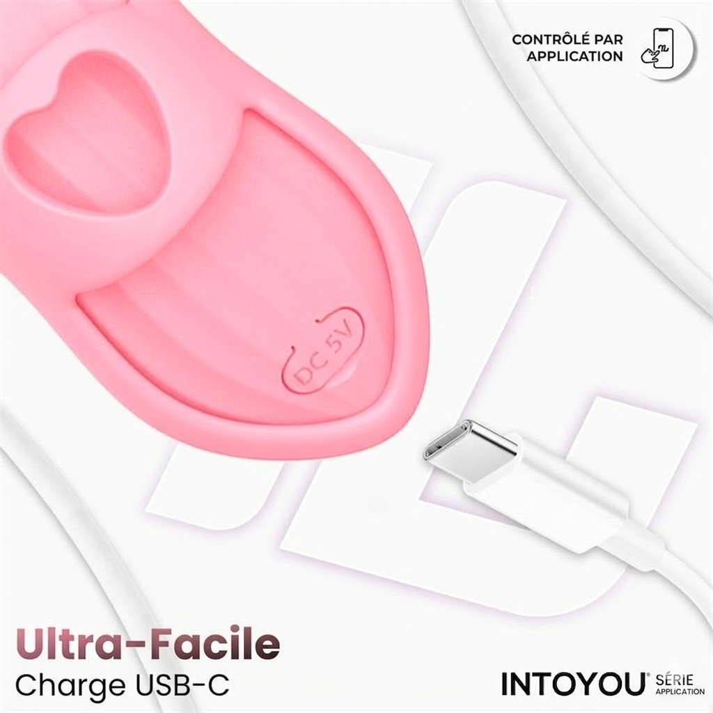 Stimulateur connecté LAIA – Rose – INTOYOU