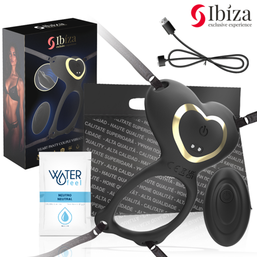 🇪🇸 IBIZA – Vibromasseur en forme de cœur avec télécommande