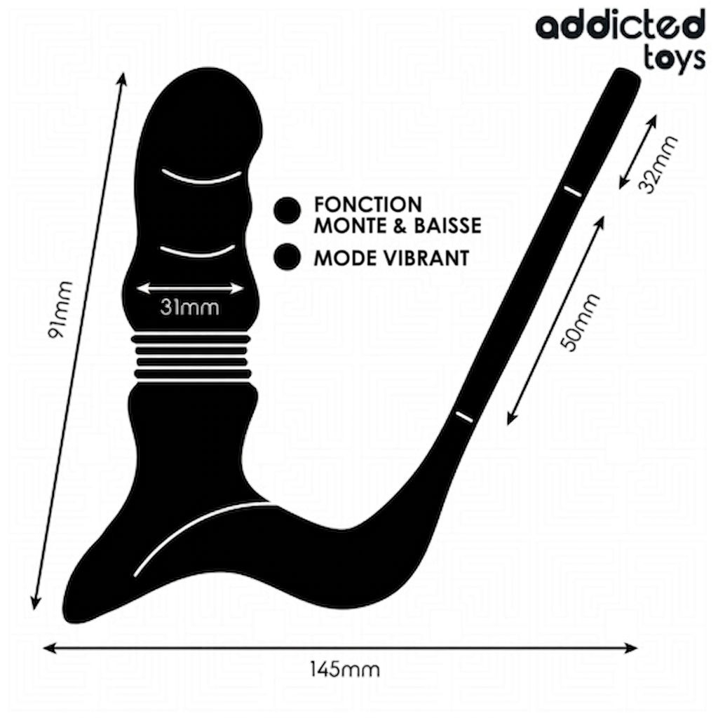 🇪🇸 Addicted Toys - Anneau Prostatique Up&Down