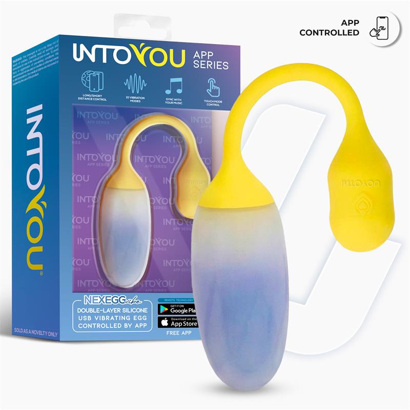 🇪🇸 Intoyou - Nexegg Œuf vibrant connecté en silicone double couche
