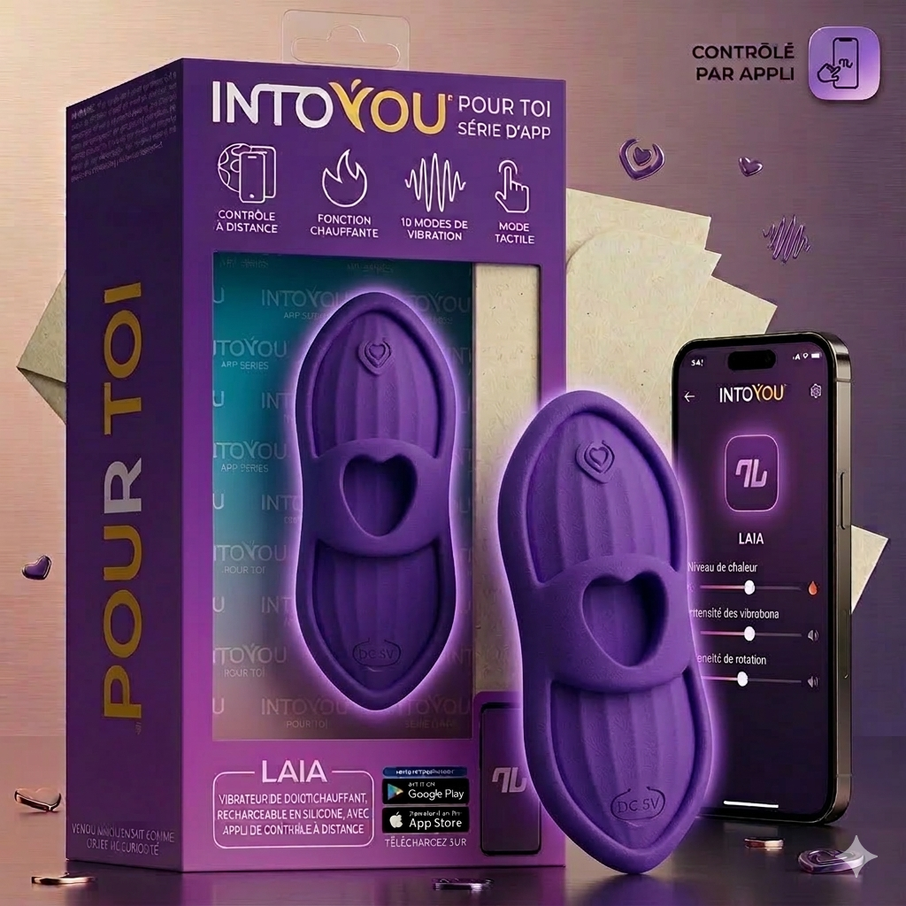 Stimulateur connecté LAIA – Lavande – INTOYOU