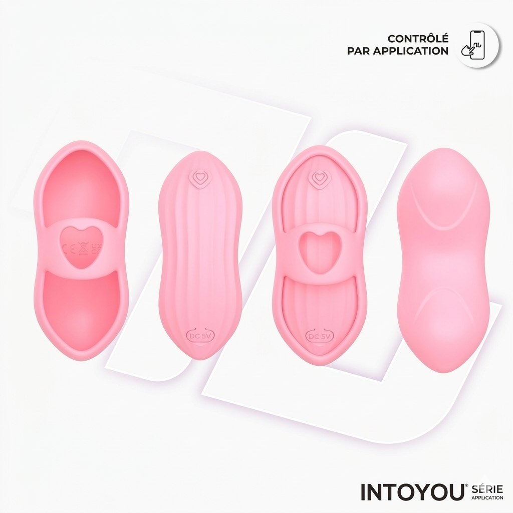 Stimulateur connecté LAIA – Rose – INTOYOU