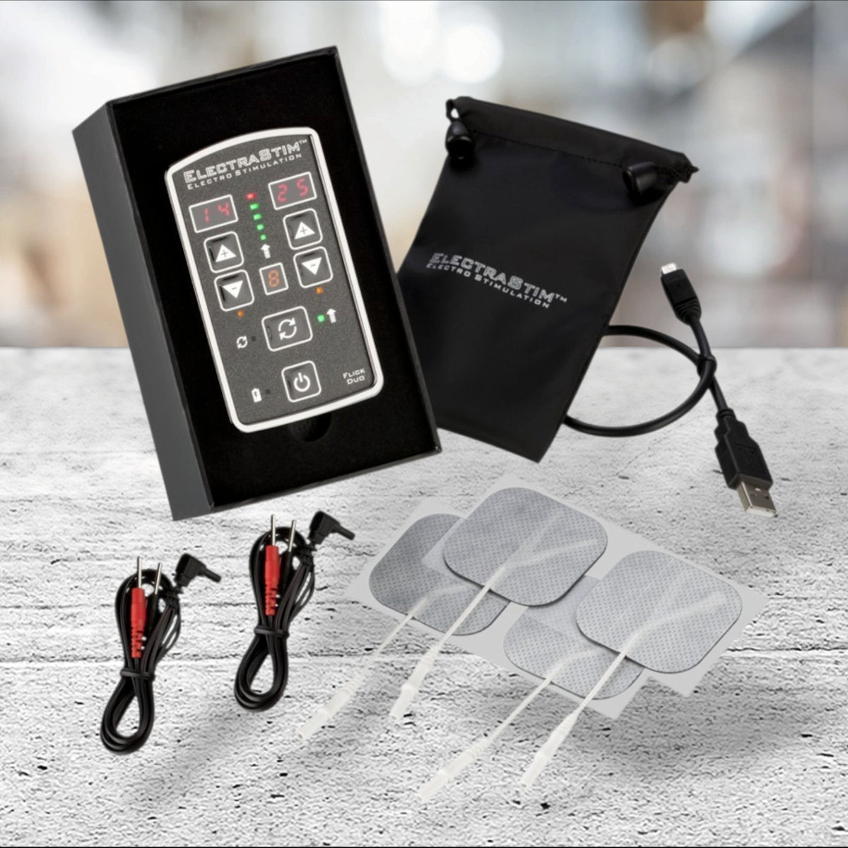 🇬🇧 ElectraStim – Pack stimulateur Flick duo