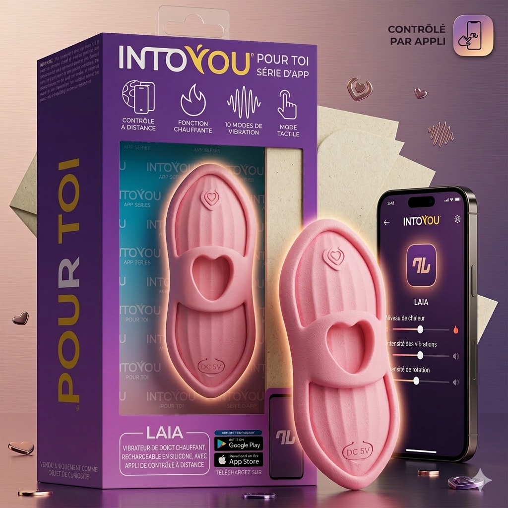 Stimulateur connecté LAIA – Rose – INTOYOU