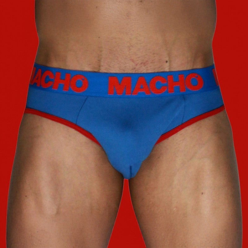 🇪🇸 Macho underwear - Classic slip bleu et rouge
