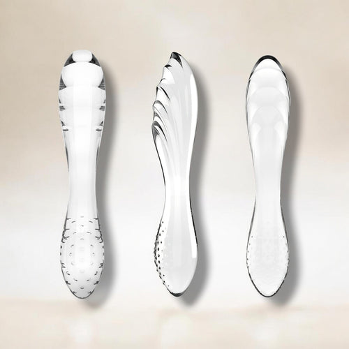 Satisfyer - Dazzling Crystal 1 – Stimulateur en Verre Borosilicate Thermique (Transparent)