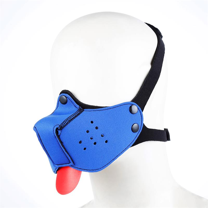 🇪🇸 A-Gusto - Masque réglable et amovible en néoprène noir