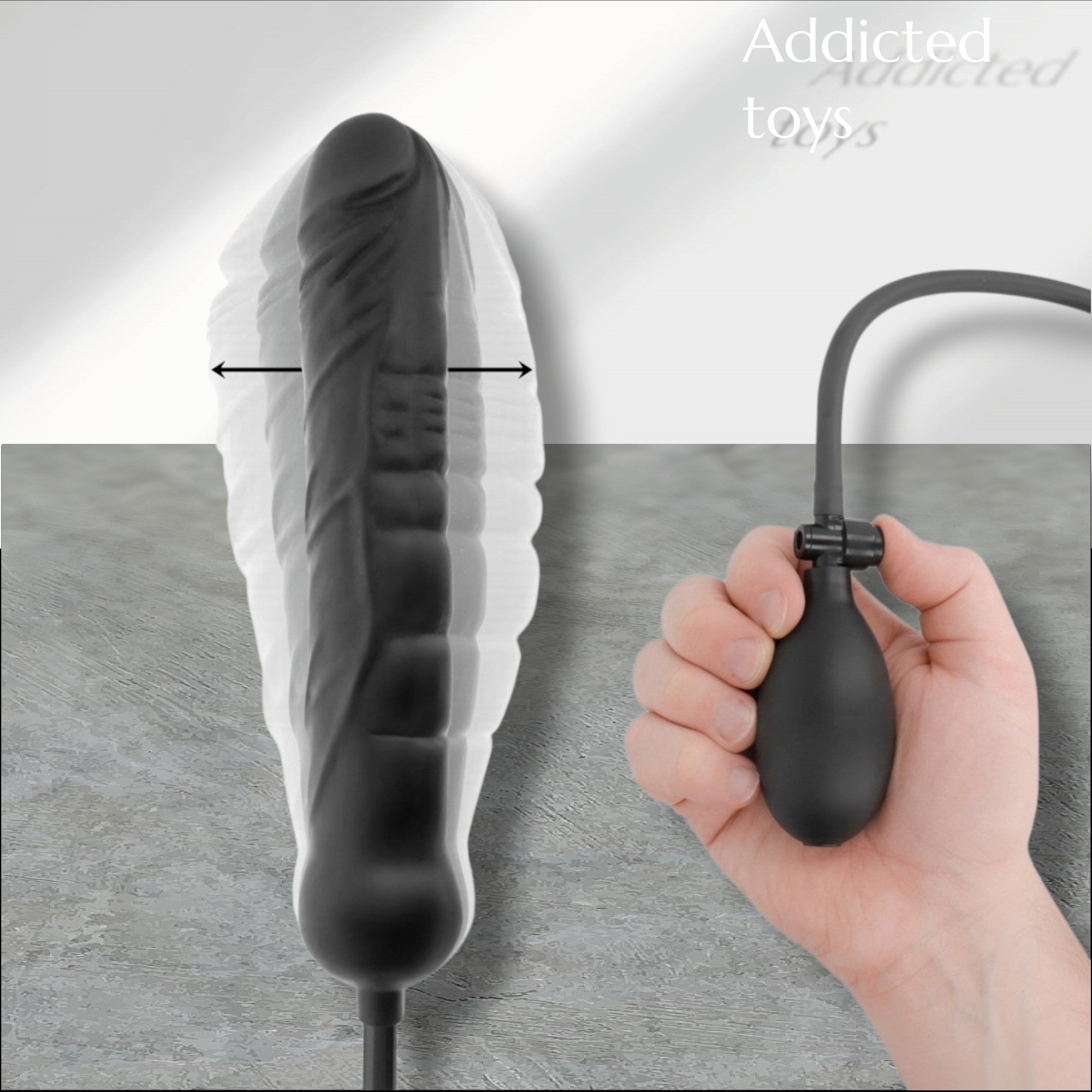 🇪🇸 Addicted Toys – Gode gonflable XL Modèle 5