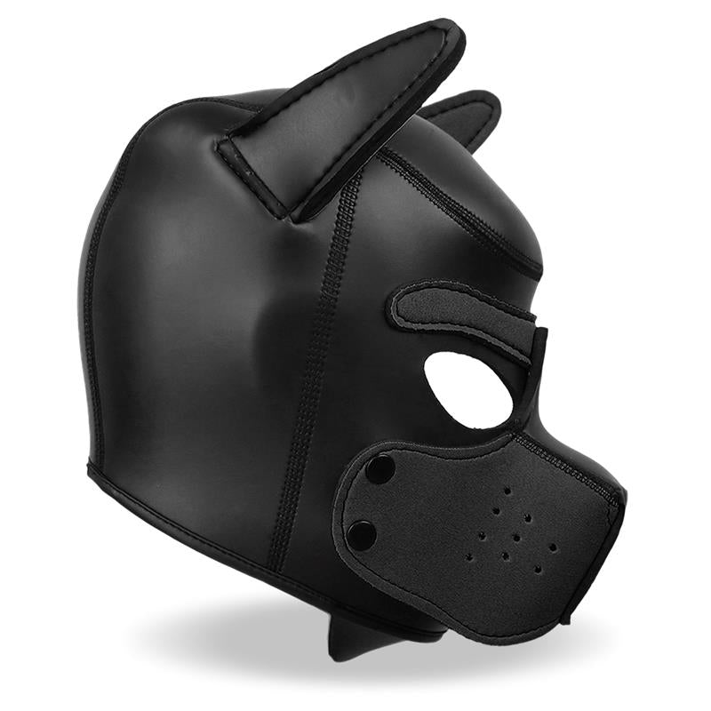 INTOYOU bdsm line - Masque Puppy en néoprène avec museau amovible