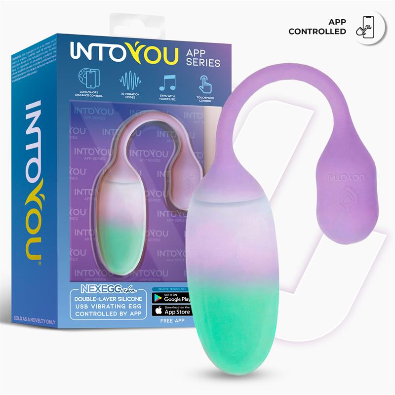 🇪🇸 Intoyou - Nexegg Œuf vibrant connecté en silicone double couche