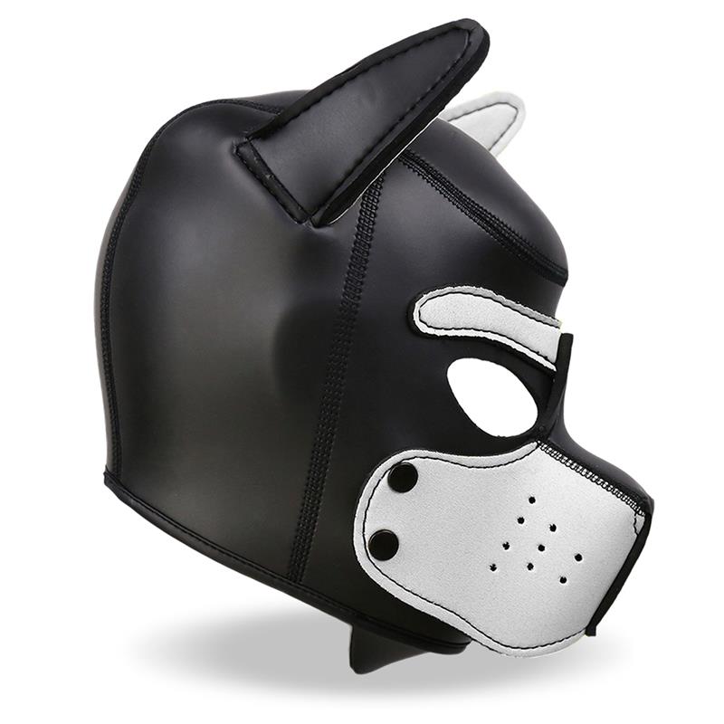 INTOYOU bdsm line - Masque Puppy en néoprène avec museau amovible