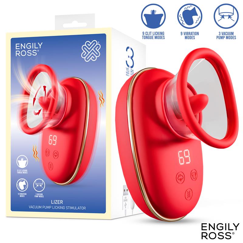 🇵🇱 Stimulateur ENGILY ROSS Lizer avec langue oscillante