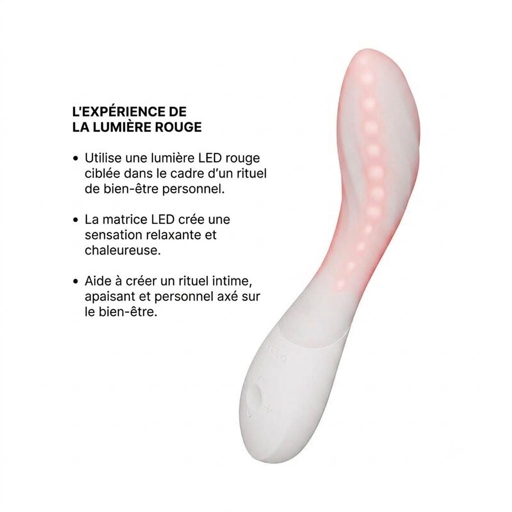 LELO – Mona Spectra - Masseur intime à lumière rouge
