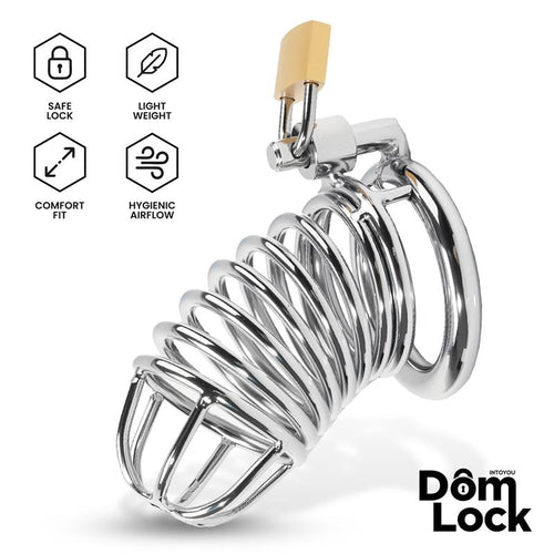 Cage de chasteté métallique DOMLOCK Warden
