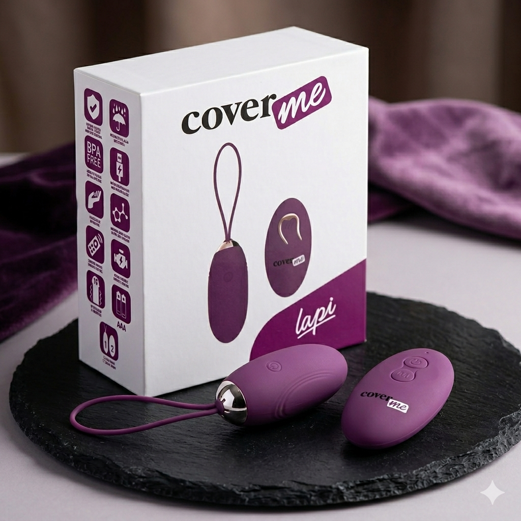 🇩🇪 COVERME – Œuf Vibrant Télécommandé LAPI Lilac