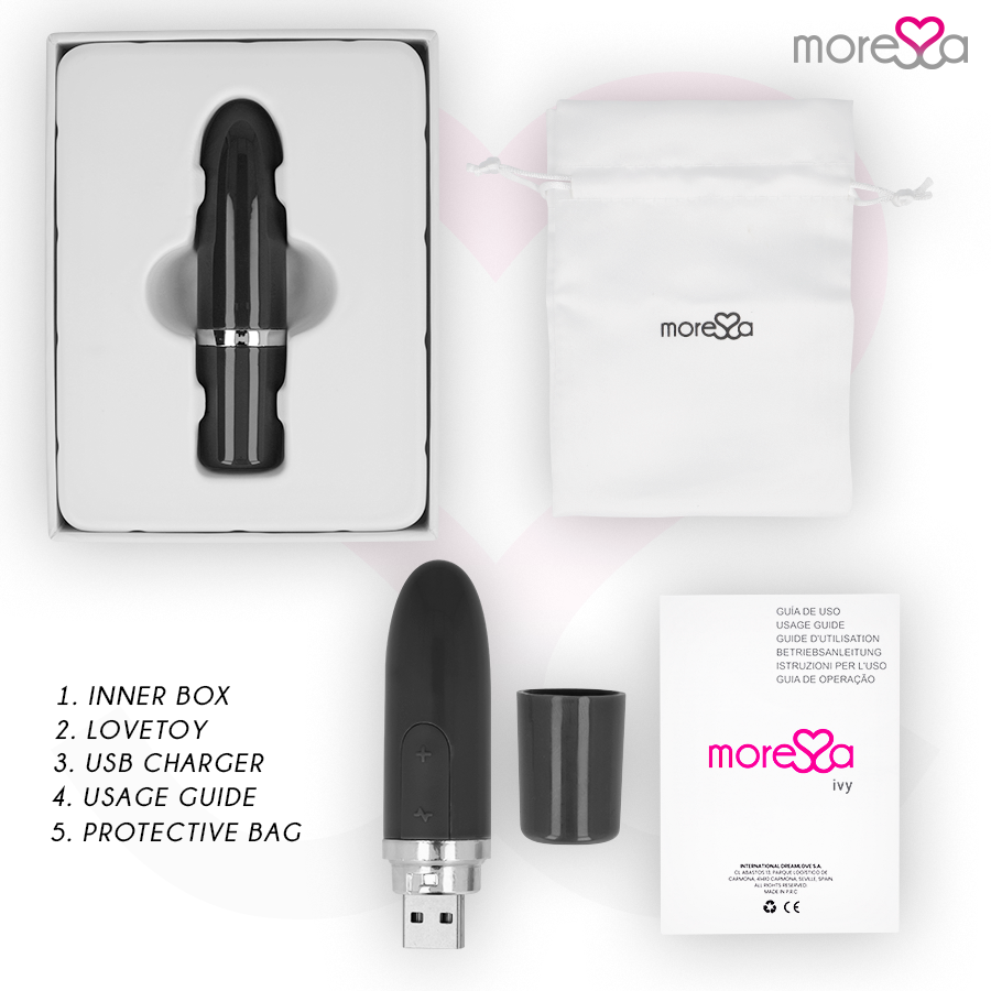 🇪🇸 MORESSA - IVY Vibrateur stimulateur de Voyage