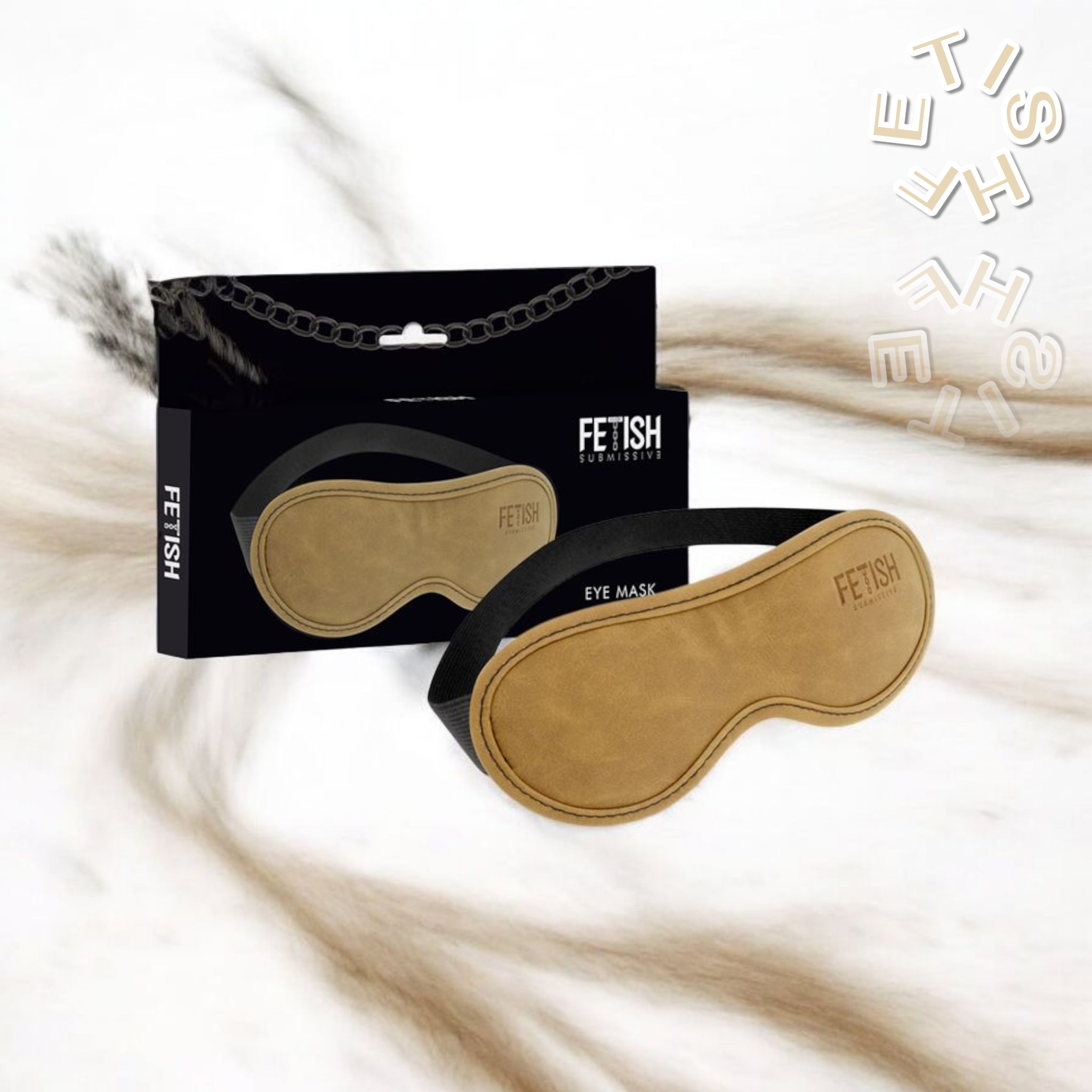 🇪🇸 Fétish Submissive Origen - Masque en cuir végan avec doublure en néoprène