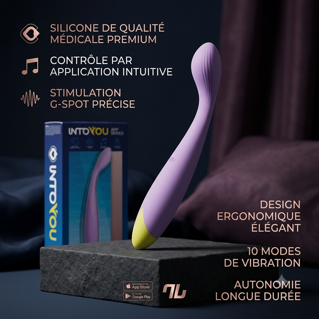 INTOYOU NEYA – VIBROMASSEUR POINT G CONNECTÉ VIOLET