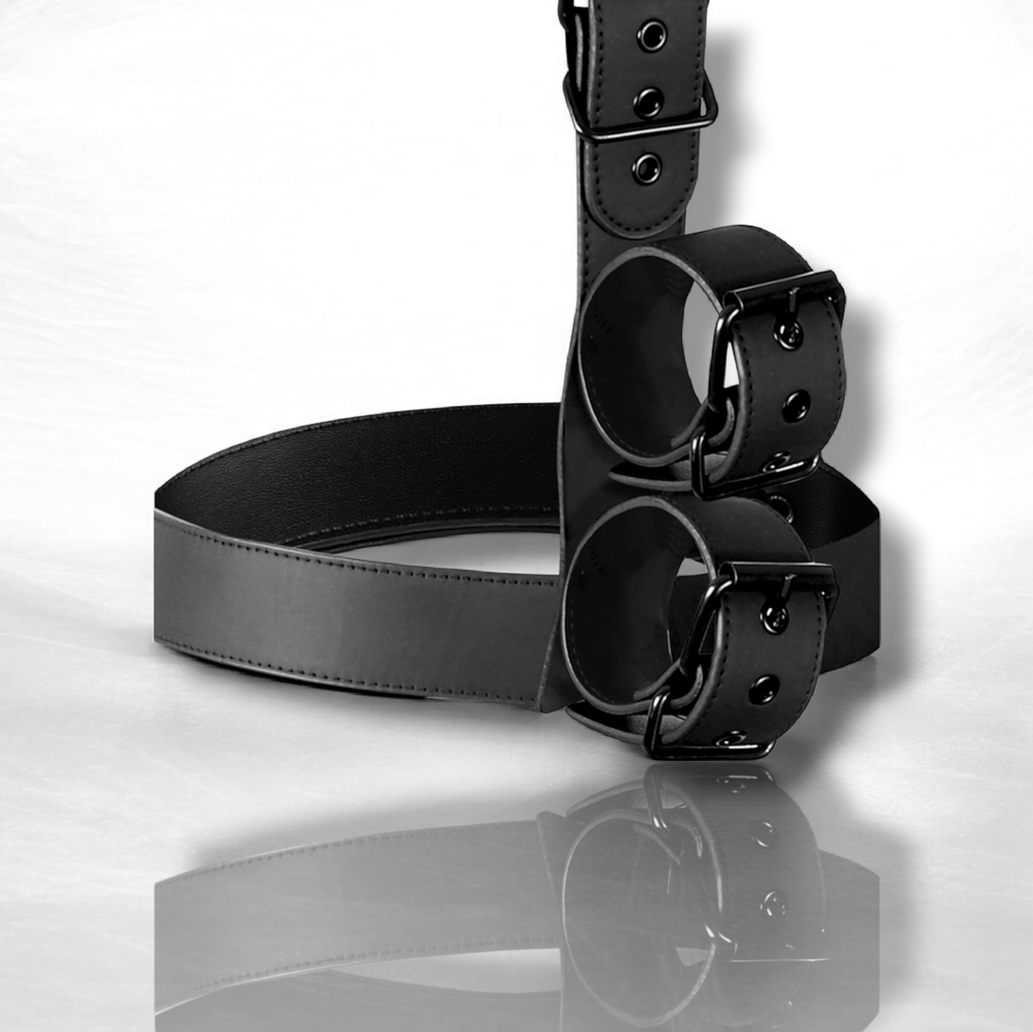 🇪🇸 Bondage Fétish Submissive - Ensemble de menottes et collier