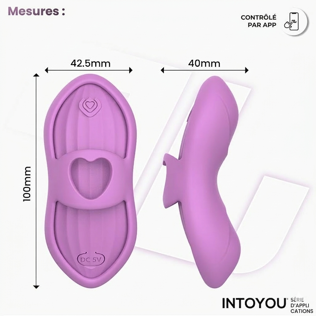Stimulateur connecté LAIA – Lavande – INTOYOU