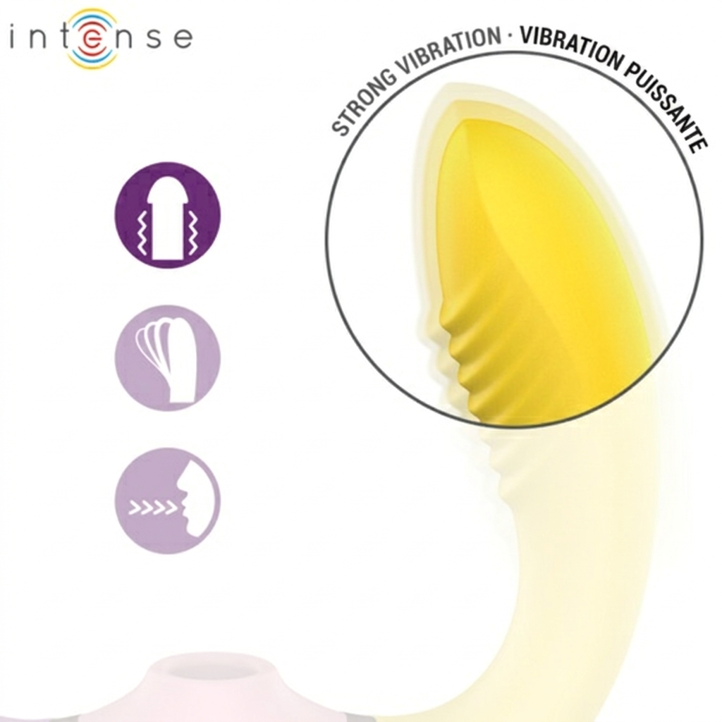 🇪🇸 INTENSE - Stimulateur Willow à siccion et bibration 3 EN 1
